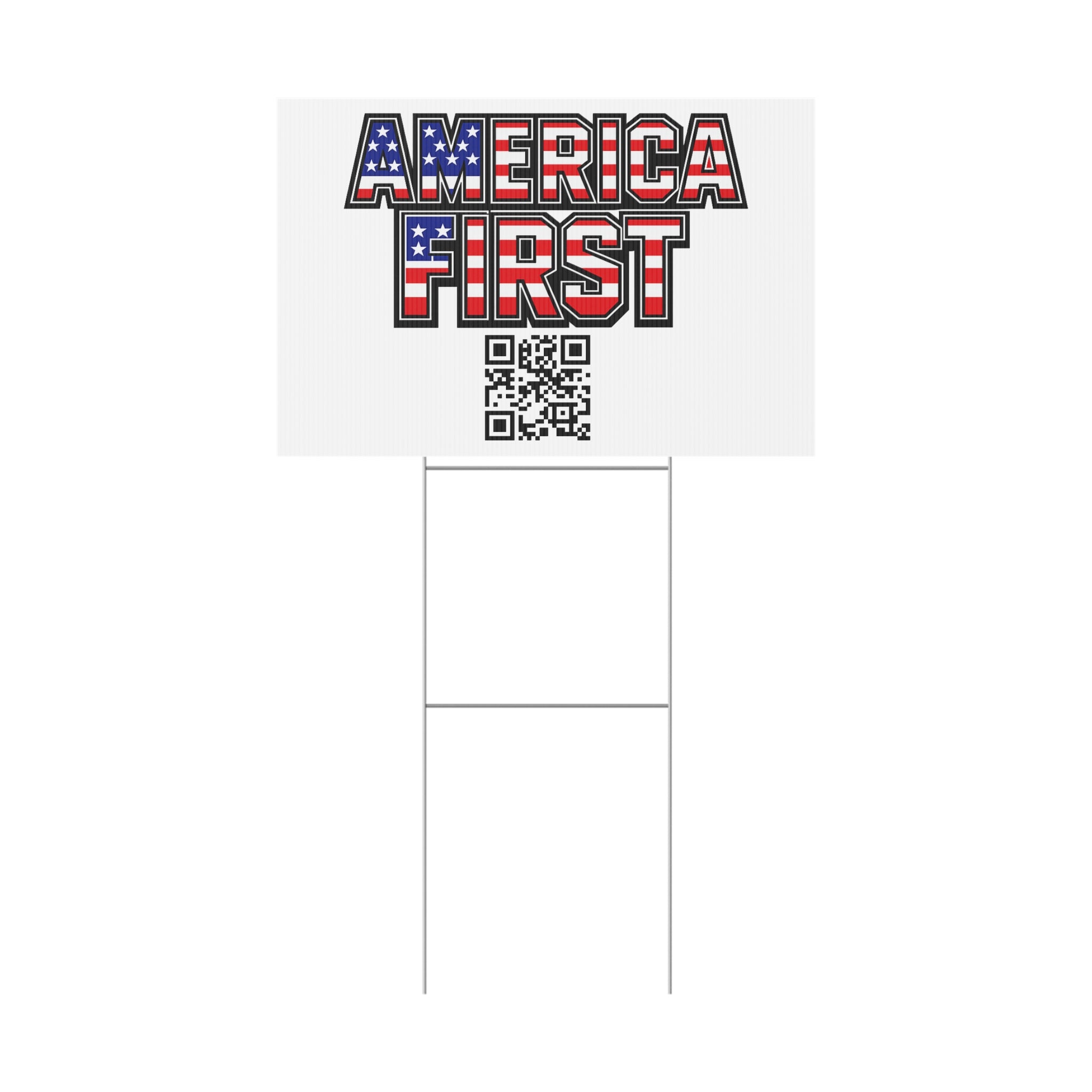 America First Flagship Yard Sign