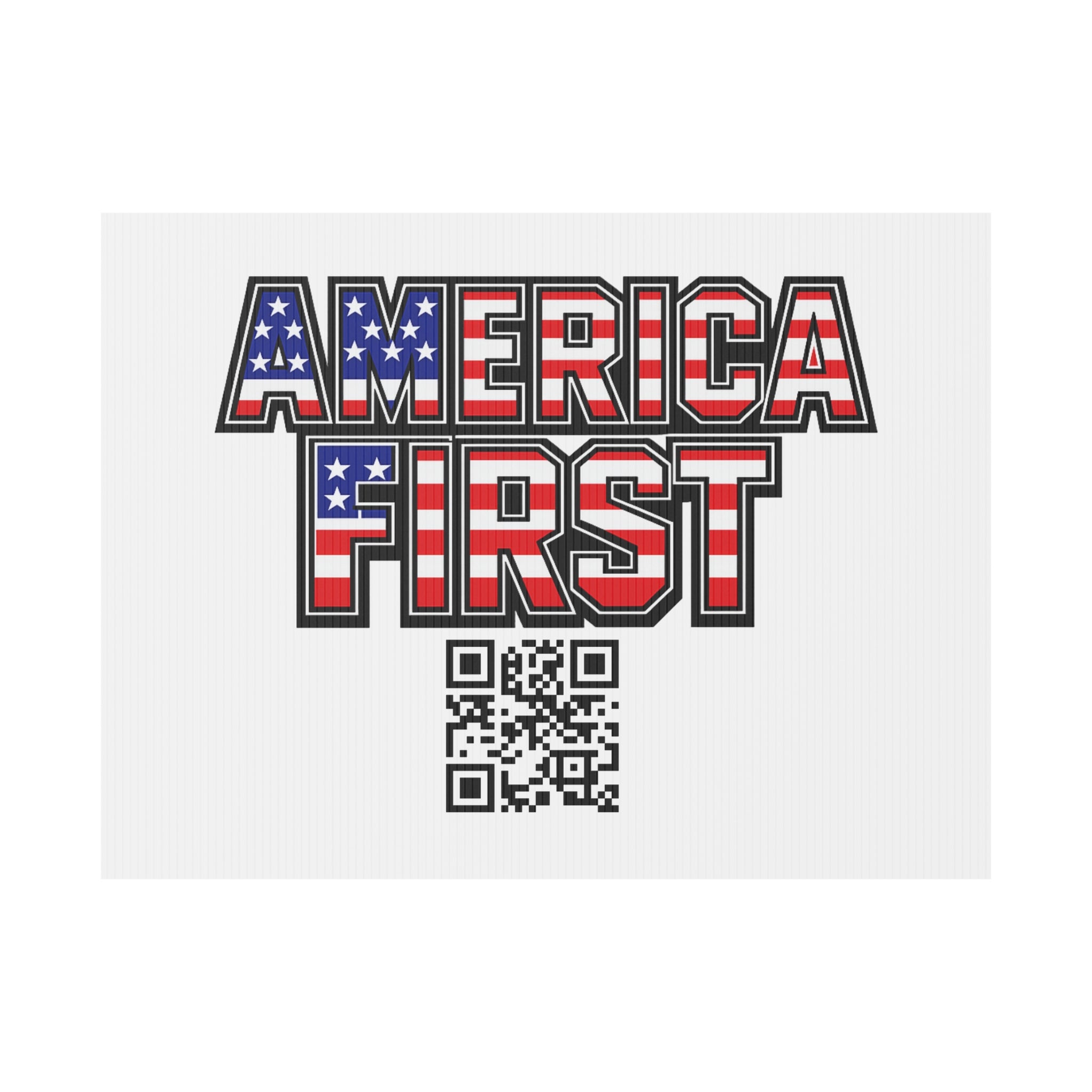 America First Flagship Yard Sign