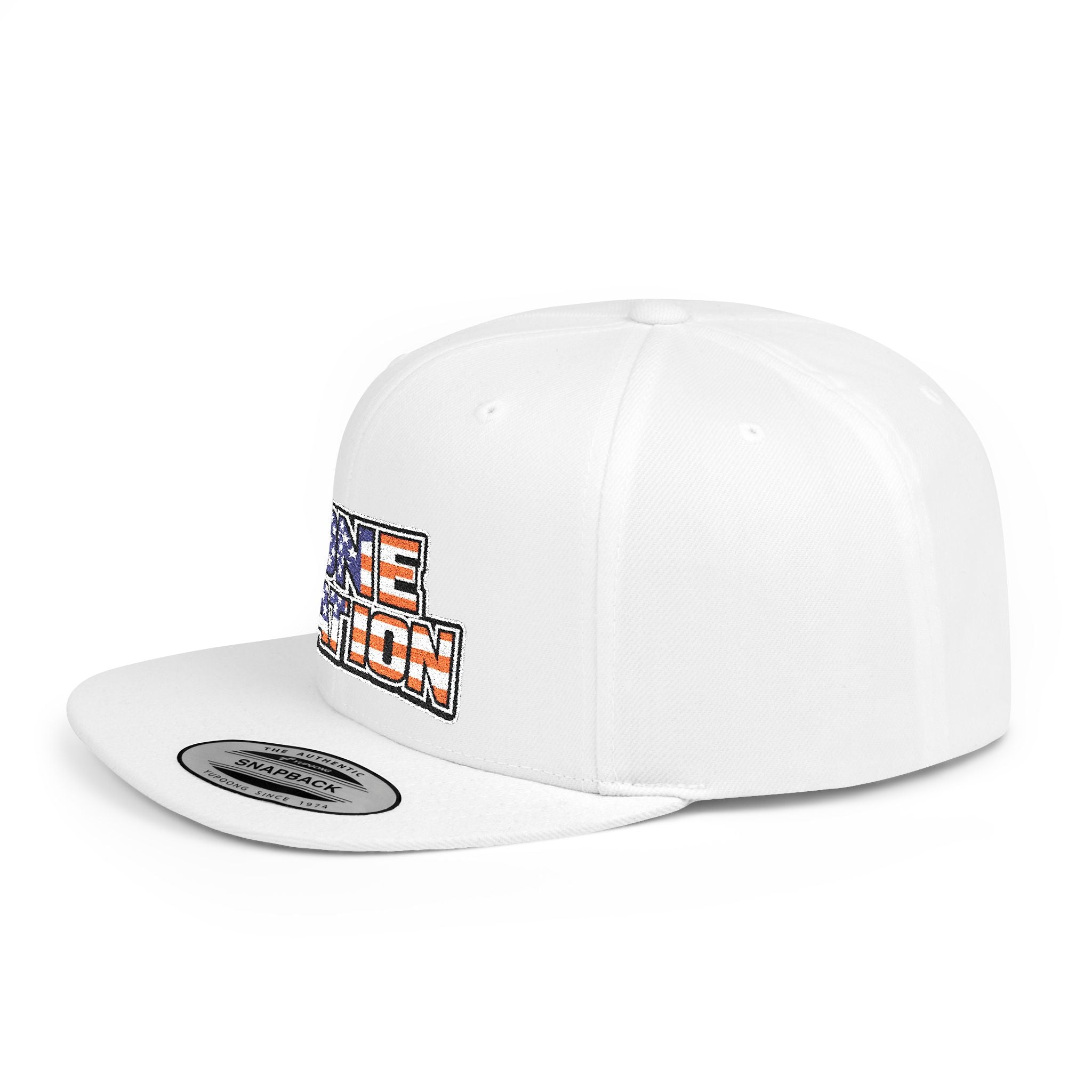 One Nation Snapback Hat Flat Bill Cap