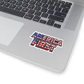 America First Flagship Sticker