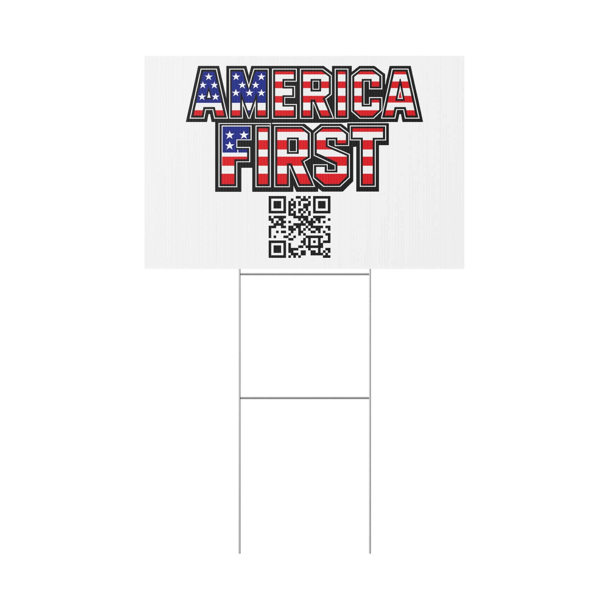 America First Flagship Yard Sign